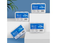 超细高分子牙线50支盒装家用弯钩牙线棒家庭装牙齿护理线图2